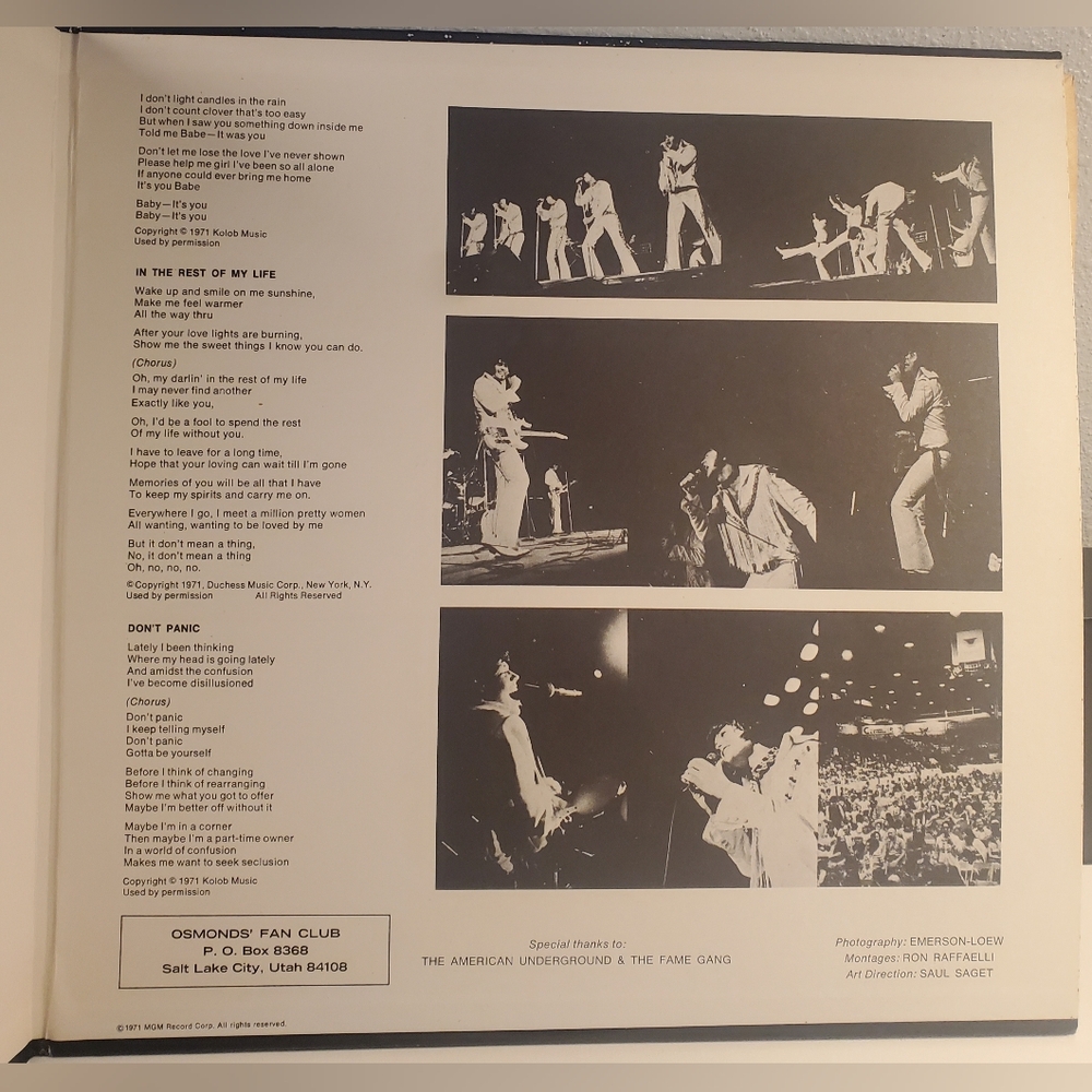 The Osmonds Phase 3 , Soul, Rock, 1971 LP - Picture 5 of 9